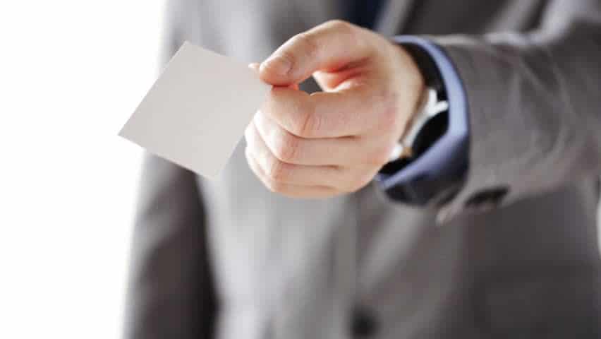 business card - get more customer reviews